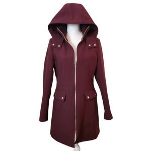 Siena Studio Burgundy Water Resistant Jacket